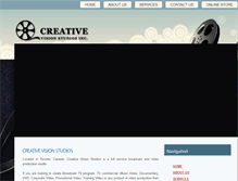 Tablet Screenshot of creativevision.tv